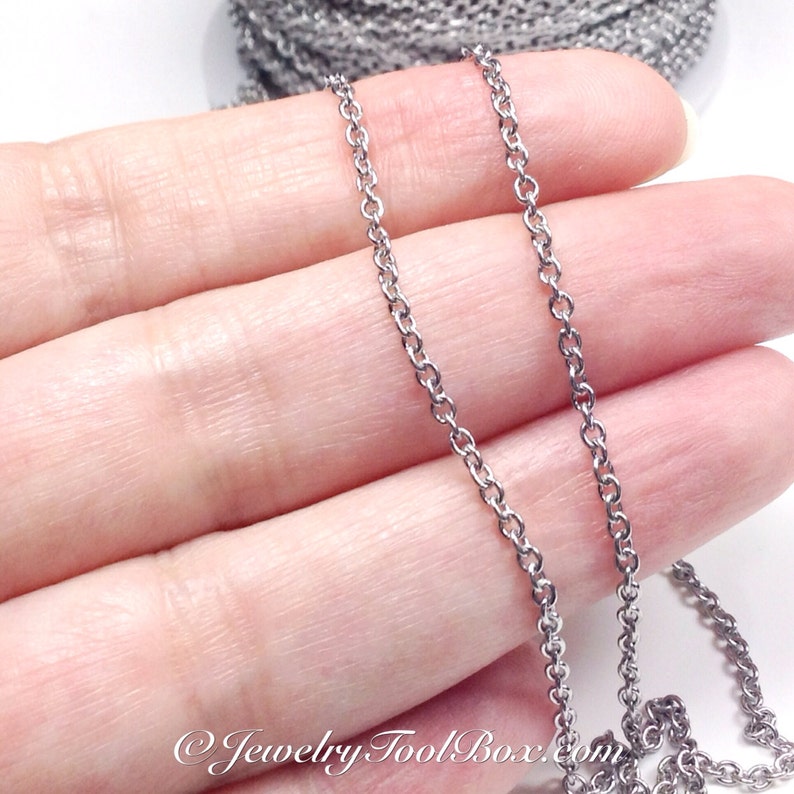 Fine Jewelry Chain Bulk Stainless Steel Chain Grade 316 Etsy