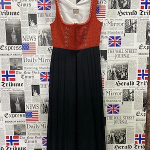 Vintage Tyrolean Dress for Women