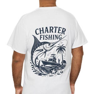 Charta Angeln Unisex T-Shirt (US-Drucker), Angeln Shirt, Bootsreise Geschenk, Outdoor Abenteuer T-Shirt, Sommerferien Bekleidung