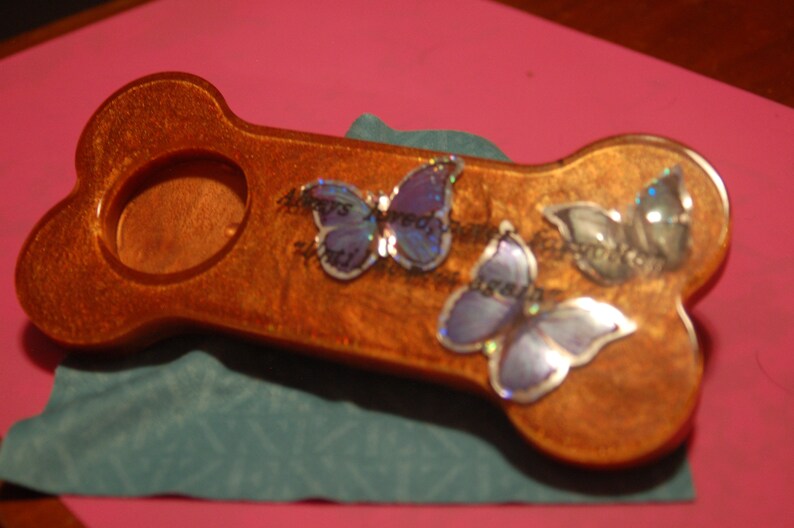 Dog Memorial Bone Shape With Space for Picture or Mementos Etsy