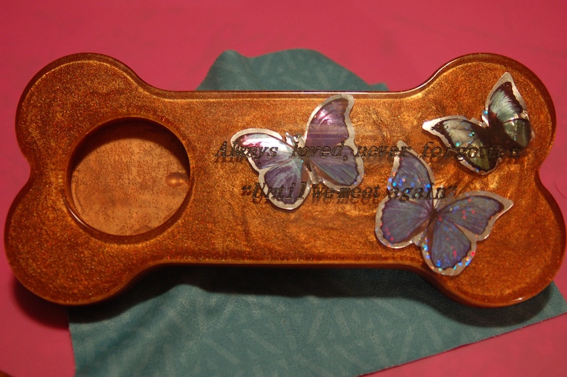 Dog Memorial Bone Shape With Space for Picture or Mementos Etsy