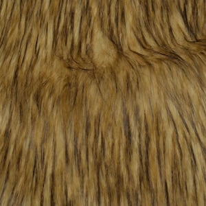 Fox Faux Fur Plush Fabric  – Soft Fluffy Fabric for Sewing, DIY Crafts, Toys, Costumes & Home Decor