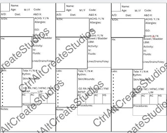Report sheet/organizer