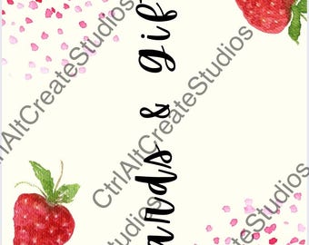 Baby Shower Decor: Strawberry Theme