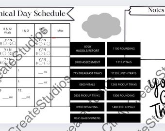 Clinical Day Schedule