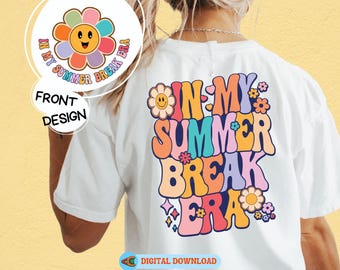 Summer Break Era SVG PNG: Retro Vacation Vibes (Digital Download)