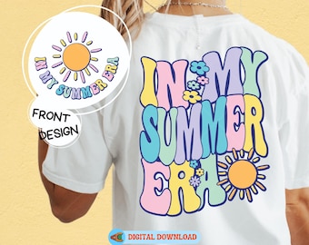 In my Summer Era Svg, Teacher Svg, Teacher Png, Teacher Summer Camp Svg, Retro Summer Svg, Summer Brake Png, Summer Era Sublimation Design