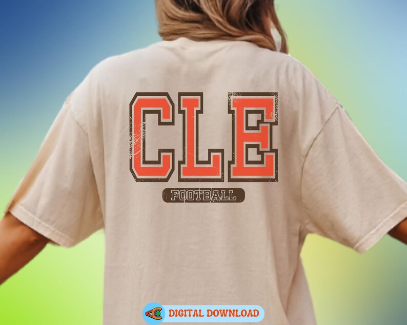 CLE Football Svg Bundle, CLE Football Png, Airport Code Png, Football ...