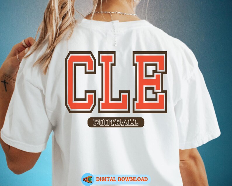 CLE Football Svg Bundle, CLE Football Png, Airport Code Png, Football ...