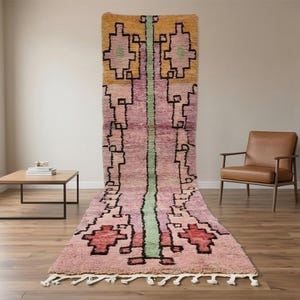 Tappeto marocchino in lana soffice fatto a mano, tappeto personalizzato tessuto a mano, decorazione per pavimenti, tappeto per la casa, tappeto per soggiorno, tappeto per studio, tappeto a pelo alto