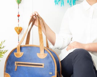 Blue-white, Bowling Bag, Top Handle, 11 display picture 2