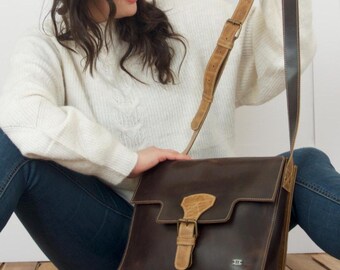 バッグ BANANA REPUBLIC Archive Leather Messeng Vintage Banana Republic Canvas/Leather Messenger Bag Black 16” x