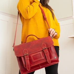 Satchel bag for college classic style,  women leather satchel old school, leather briefcase for work, school backpack for women, leather bag