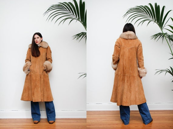 Vintage Afghan Real Sheepskin Fur Real Fur Tibetan