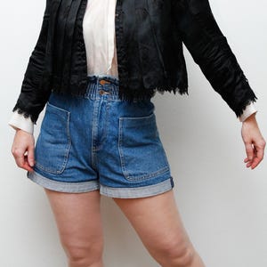 Antique Black Victorian Bolero, Vintage Floral Satin Jacket, Opera Cape, Mourning Jacket.
