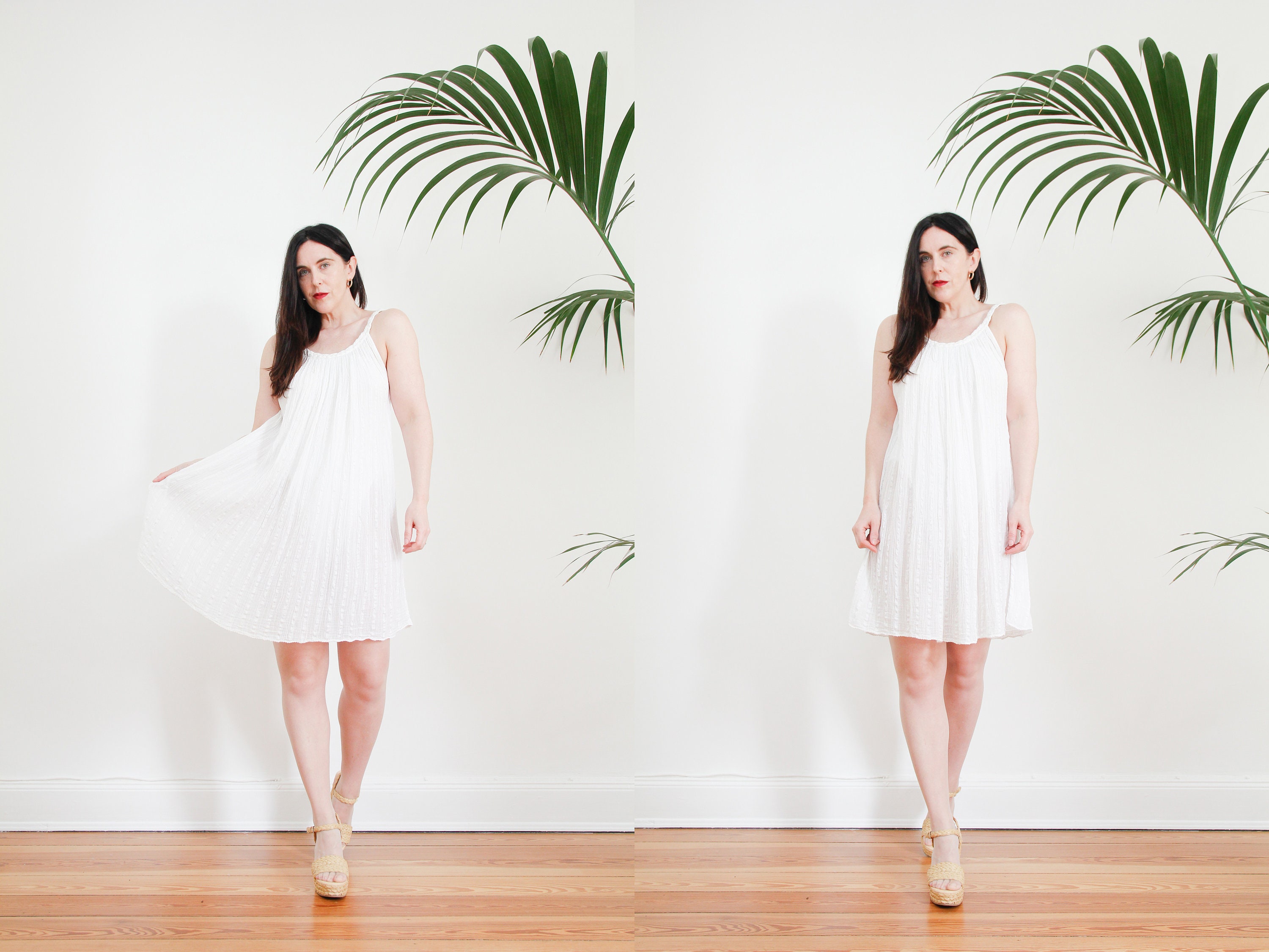 boho cheesecloth dress
