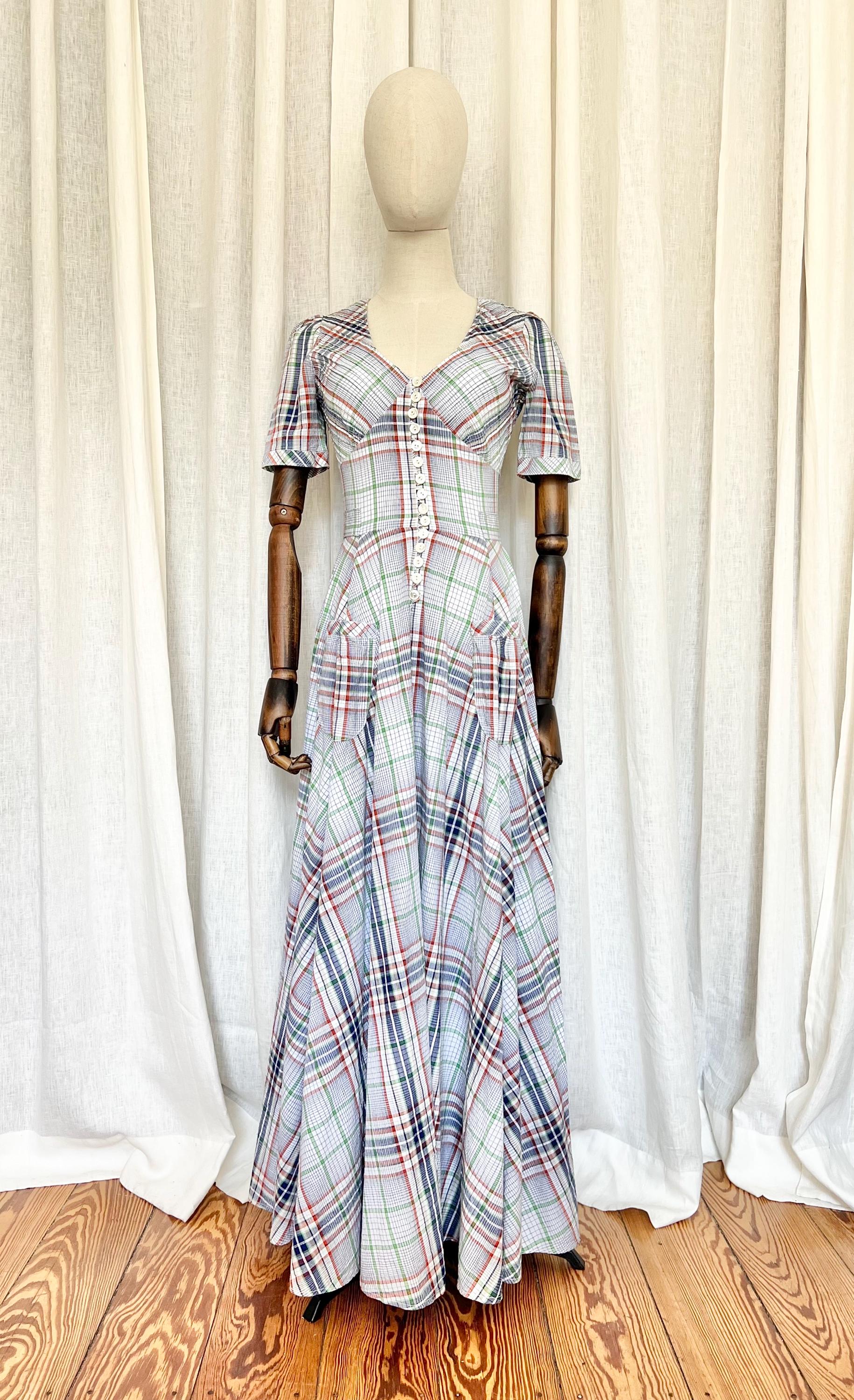 Folklore Maxi Dress - Etsy Canada