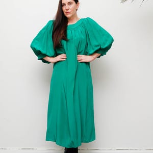 emerald green smock dress Emerald Green Smock Tiered Frill Sleeve Mini Dress