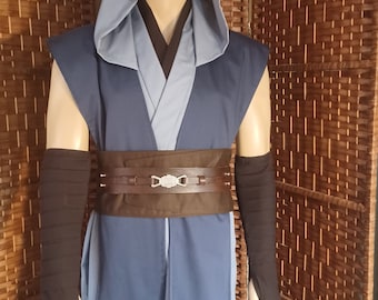 Star Wars Inspired Sleeveless Tunic, Tabards, Obi, Mock and Arm Wraps Size Large Tall Handmade