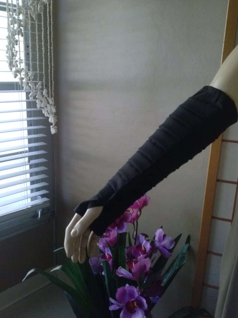 Star Wars Cosplay Inspired Black Arm Wraps or Gauntlets Etsy