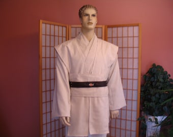 Star Wars Obiwan or Qui Gon Jinn Jedi Knight Size Large Handmade Costume 4 Piece Size Large