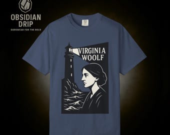 Virginia Woolf T-Shirt – The Lighthouse, Classic Author Tee