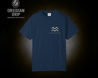 Aquarius Zodiac Sign T-Shirt – Minimalist Astrology Tee