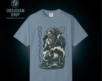 Odysseus and Poseidon T-Shirt – Ancient Greek Mythology Tee