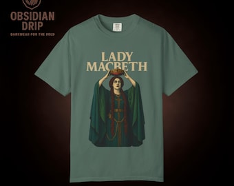 Lady Macbeth Graphic Tee - Shakespeare Book Lover Gift