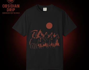 Four Horsemen of the Apocalypse T-Shirt - Gothic Mythology Tee