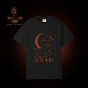 Genghis Khan Minimalist Shirt - Classic History T Shirt - History Mongolia Tee - Genghis Khan Gift - FREE SHIPPING