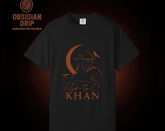 Genghis Khan T-Shirt – History Mongolia Tee, Minimalist Design