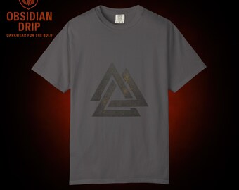Viking Valknut Symbol Shirt – Minimalist History Tee