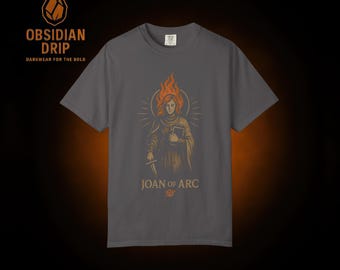Joan of Arc T-Shirt – Historical, Minimalist Catholic Saint Tee