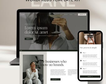 Modern WordPress Elementor Website Template: Business Coach Website Design