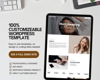 Modello di sito web WordPress di lusso: sito web aziendale Elementor