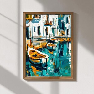 Mykonos Prints – Greek Island Wall Art, Santorini Blue & White Decor, Coastal Travel Photography, Mediterranean Home Decor