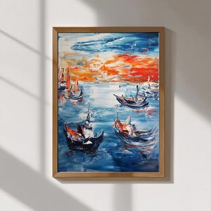 Mykonos Prints – Greek Island Wall Art, Santorini Blue & White Decor, Coastal Travel Photography, Mediterranean Home Decor