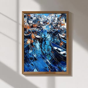 Mykonos Prints – Greek Island Wall Art, Santorini Blue & White Decor, Coastal Travel Photography, Mediterranean Home Decor