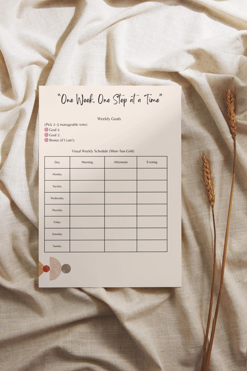 ADHD Daily Planner Printable – Focus, Routine & Brain Dump Pages ...