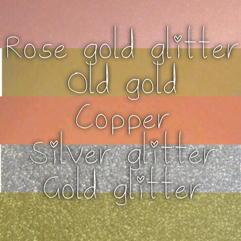 Gold glitter name vinyl sticker for clothes vinyl letters Etsy