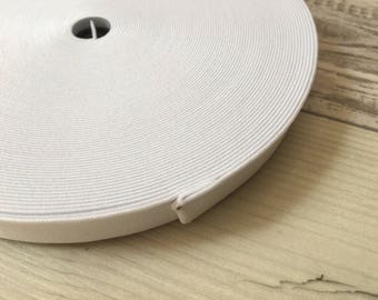 1" elastic, waistband elastic, white elastic, elastic, eladtic for trousers, elastic for skirts, one inch, 1 inch elastic, 1 inch