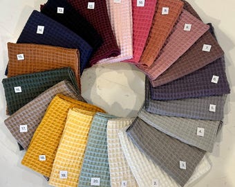 100% cotton washcloths for kitchen or bath. Great for gift baskets