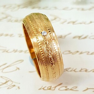 Alliance Marocaine Bande De Mariage Des Femmes Hommes Etsy