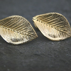 Wedding Gold Grecian Leaf Earrings, Grecian Goddess Stud Earrings, Leaf Stud Earrings, Greek Goddess Earrings, Bridesmaid Bridal Earrings image 4