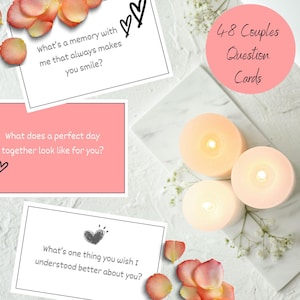 Printable Couples Question Cards, Deep Conversation Prompts, Relationships, Date Night Game, Intimacy Builder PDF, Romantic Anniversary Gift