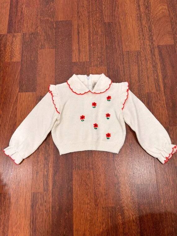 Vintage baby girl sweater