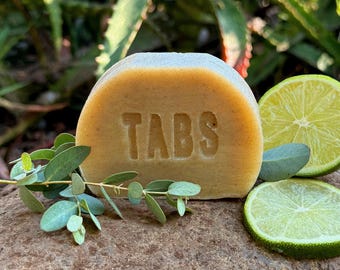 Gezichtsstaaf met eucalyptus-limoenklei: handgemaakte biologische anti-verouderingsreiniger