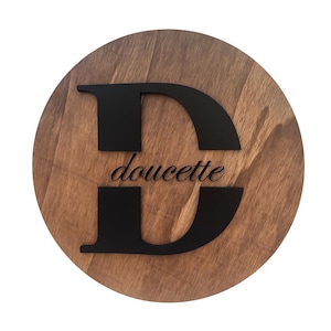 Personalisiertes Namensschild aus Holz für das Kinderzimmer