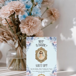Invitation nuptiale de shower de Gênes | Thème Royal Garden Party | Faire-part nuptiale sur le thème Princess Diaries